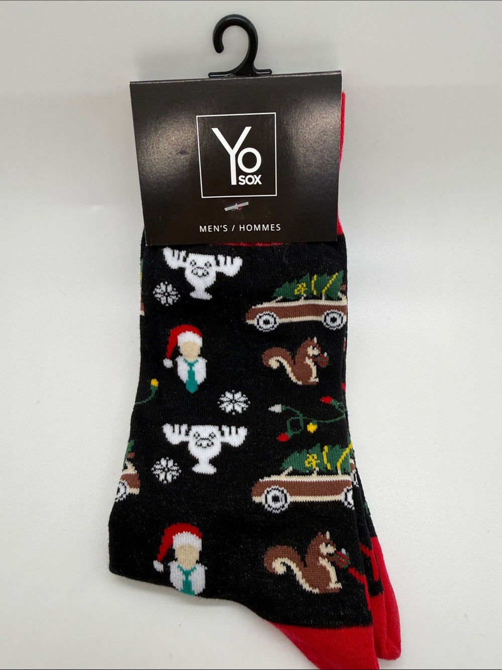 Men's Yo Sox National Lampoon's Christmas Vacation Scenes Socks Size 7-12 NWT
